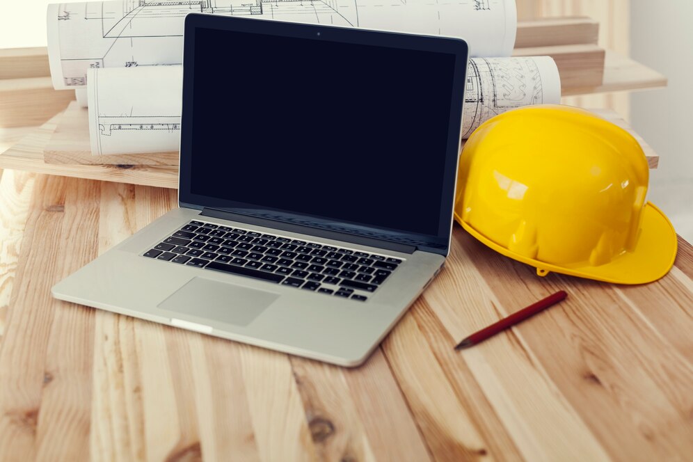 laptop for construction worker