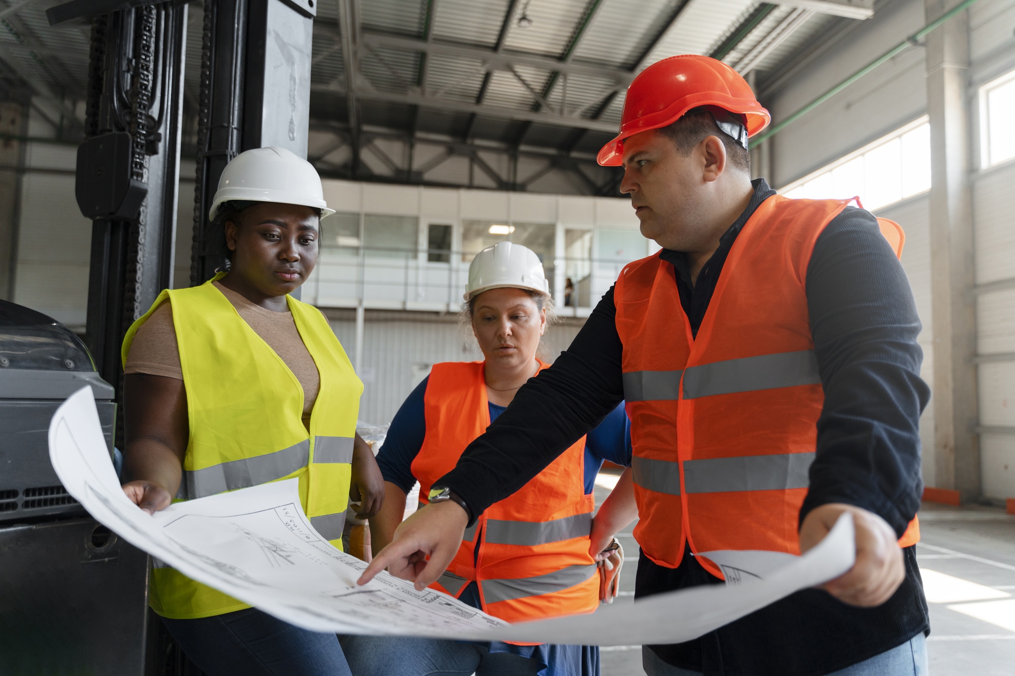 An image of civil engineers in Bensalem at work