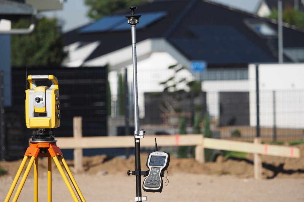 An image of land being surveyed